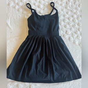 Z by Zella SZ XL TIEBREAK CROSSBACK PLEATED ACTIVE DRESS IN NAVY SAPPHIRE